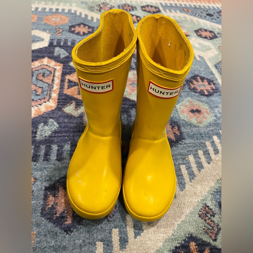 COPY - HUNTER Rainboots for toddlers in yellow